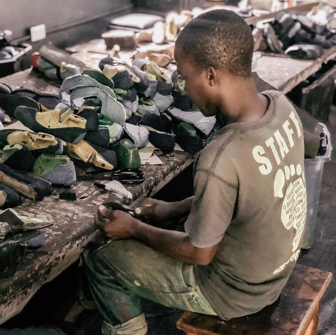 Shoe assembly in Uganda